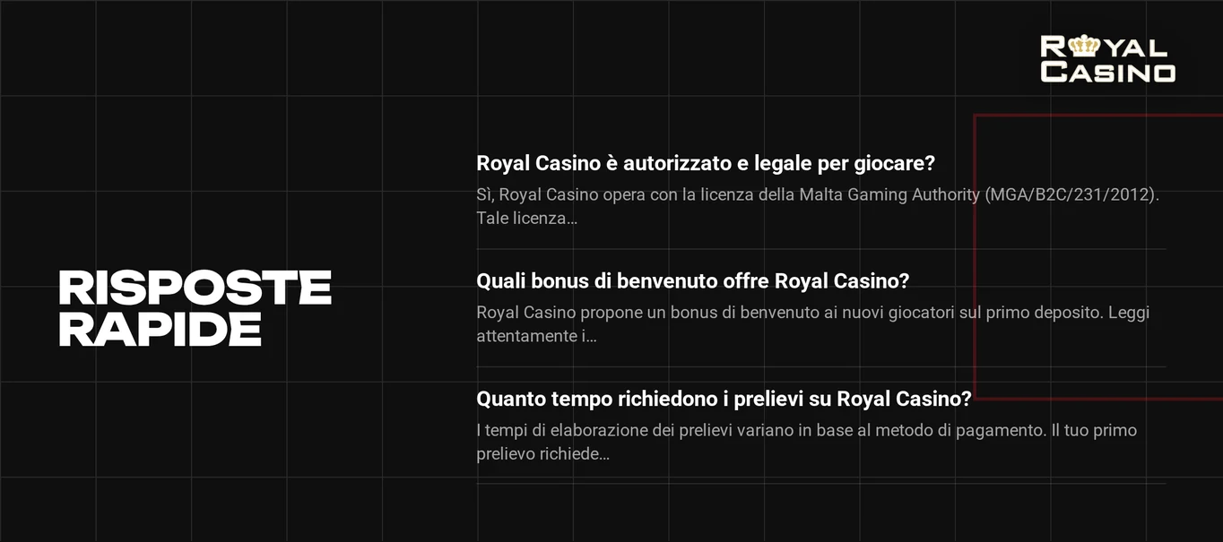Trova risposta alle domande più comuni